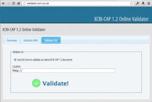 xcri -cap online validator